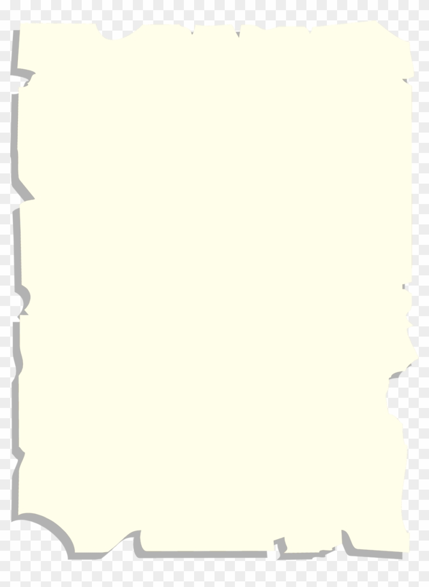 Tear Clipart Torn Piece Paper - Blank Paper Border Design - Png Download