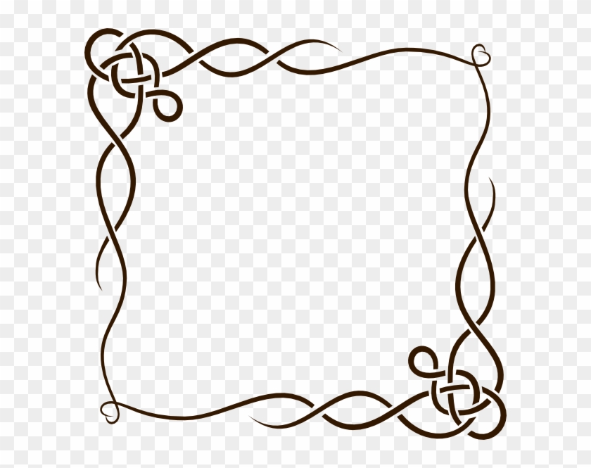 How To Set Use Leafless Vine Frame Svg Vector Clipart #587775