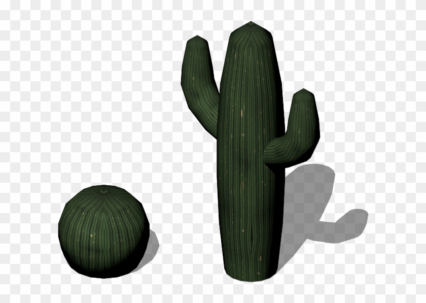 Preview - Isometric Cactus Clipart