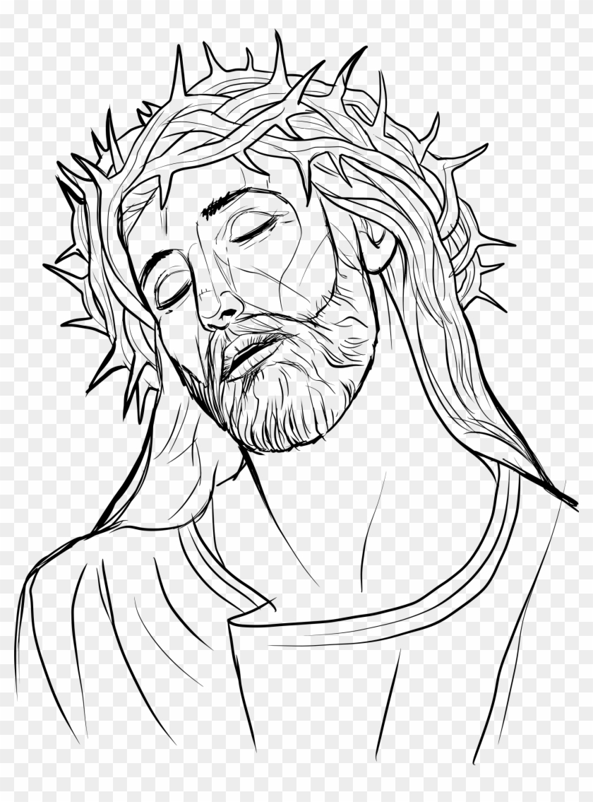 Vector Free Library Crown Of Thorns Illustration Big - Jesus Crown Of Thorns Clipart - Png Download