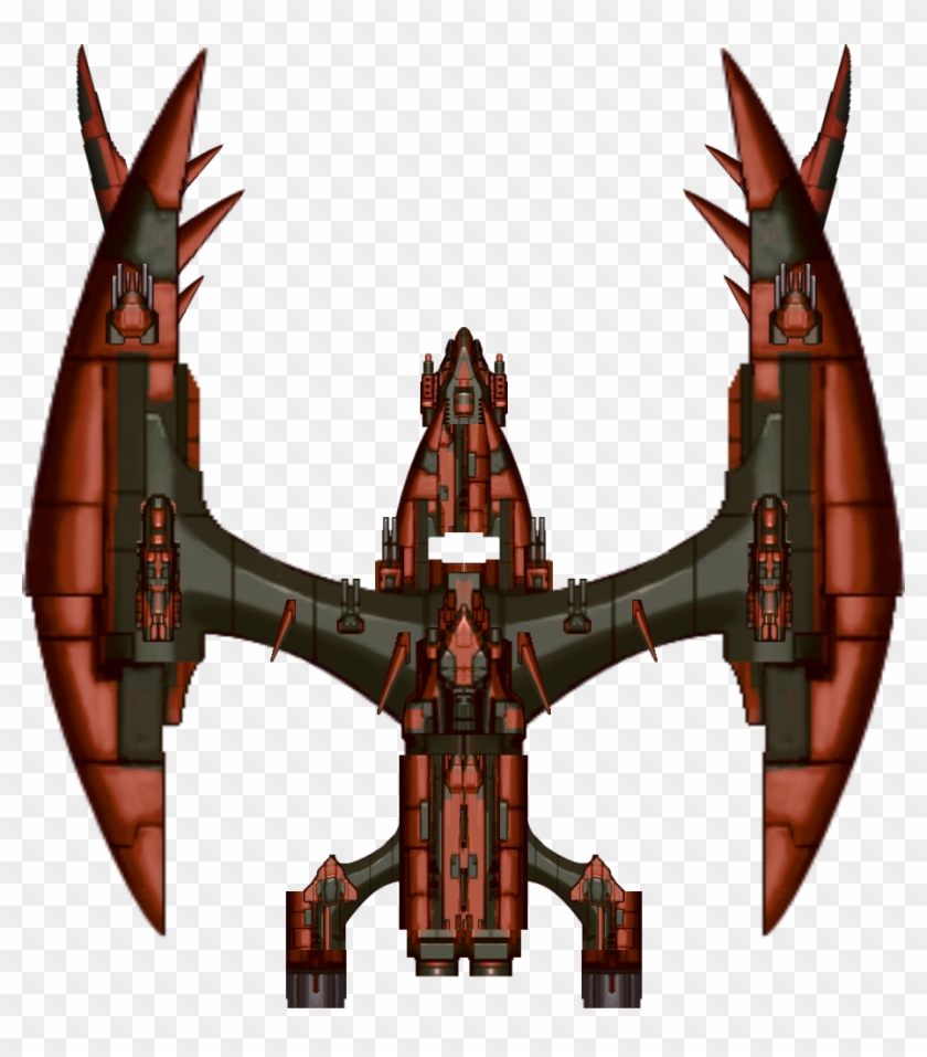 Spaceship 2d Game Sprites Craftpixnet - Spaceship 2d Sprites Png Clipart