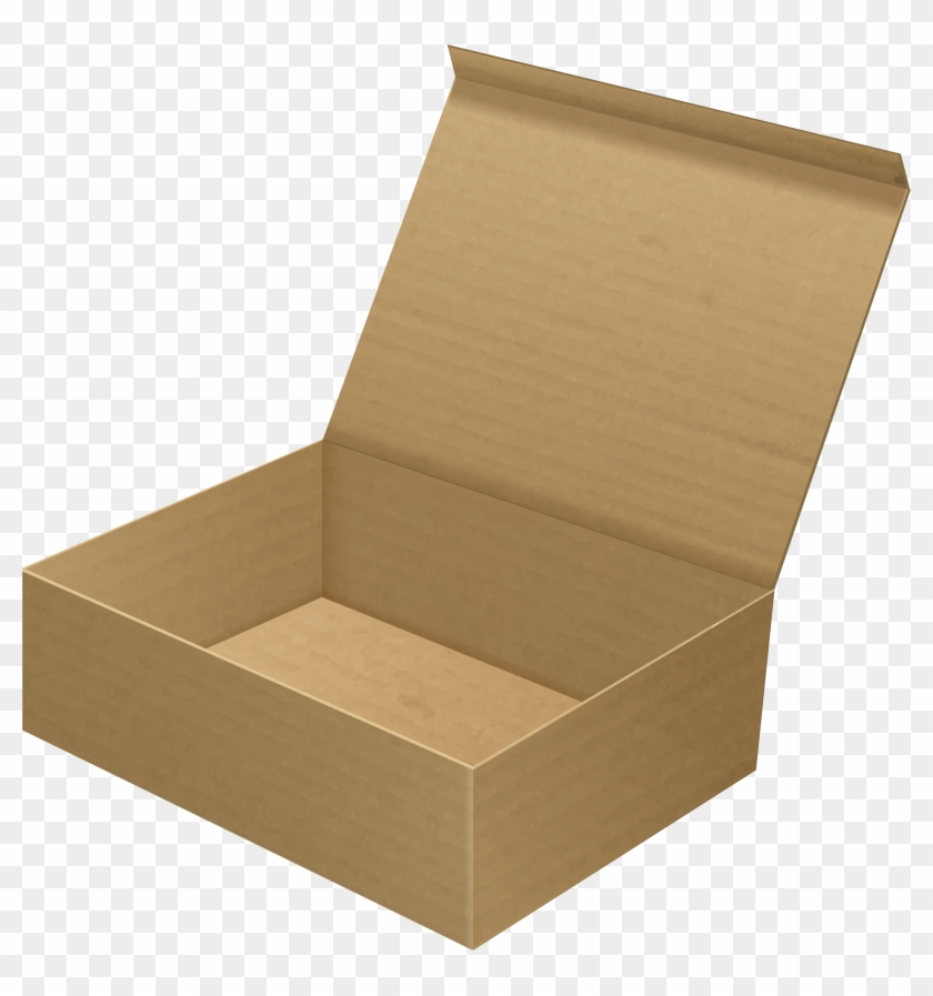 Open Cardboard Box Clip Art Png Image Transparent Png