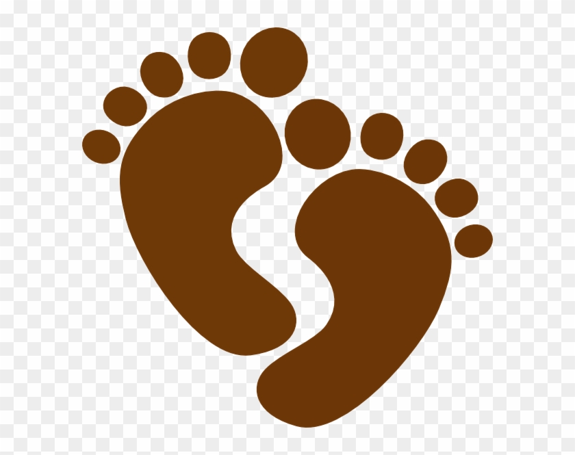 Baby Feet Svg Clip Arts 600 X 585 Px - Png Download #588728
