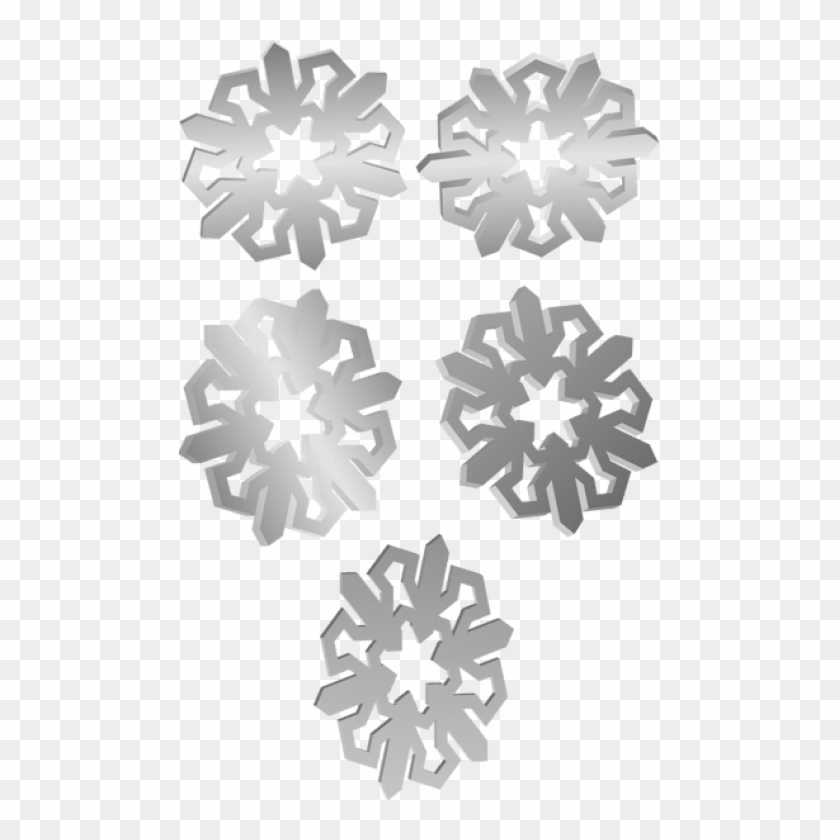 Free Png Silver Snowflakes Png - Earrings Clipart