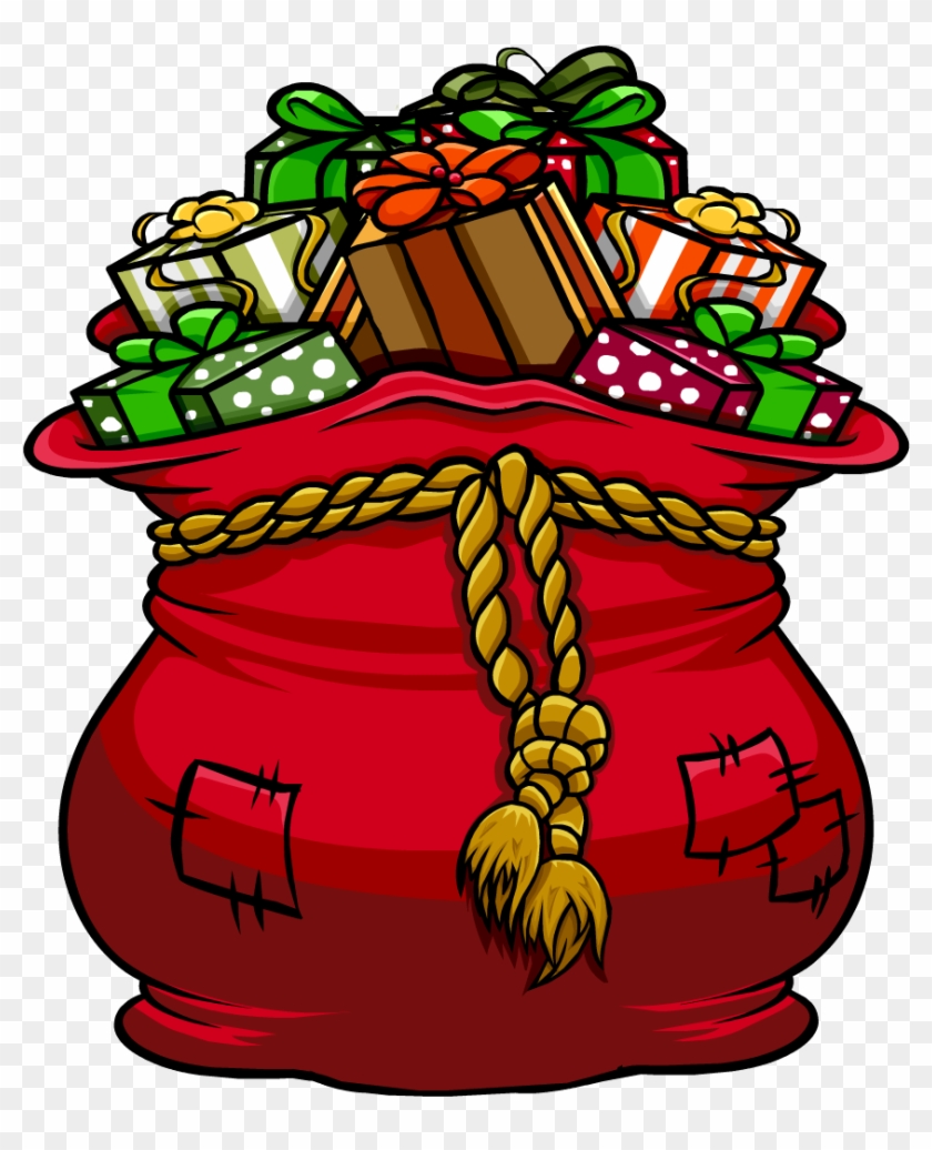 Drawn Santa Hat Club Penguin Clipart