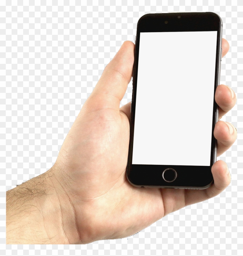 Iphone6 Png With Transparent Background Free Download - Iphone X Mockup Hand Png Clipart