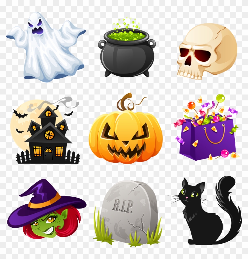 Halloween Png Creepy Clipart Pictures Collection - Creepy Halloween Decorations Clipart Transparent Png #589593