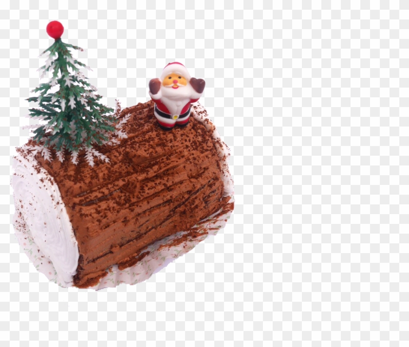 Mini Chocolate Log Cake - Chocolate Cake Clipart #589646