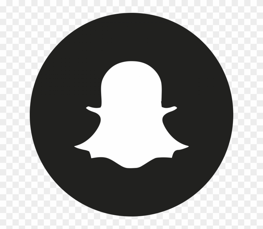 Social Media Icon - White Transparent Snapchat Logo Clipart #5800183