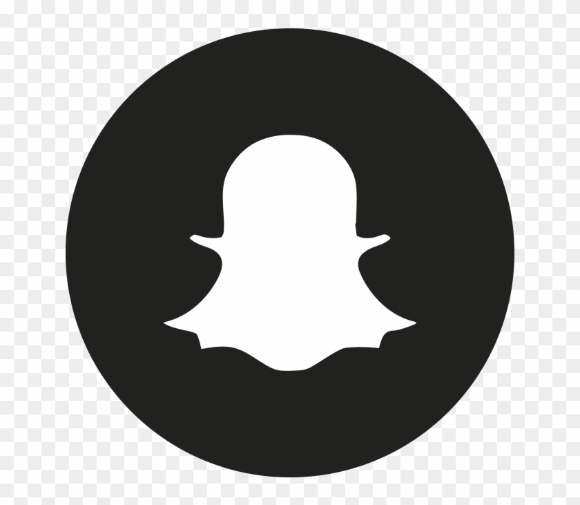 Social Media Icon - White Transparent Snapchat Logo Clipart