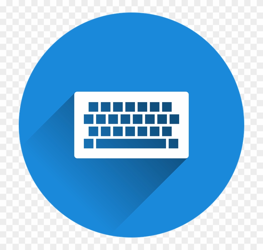 Teclado, Escribir, Teclado De Computadora - Input Devices Icon Png Clipart #5800804
