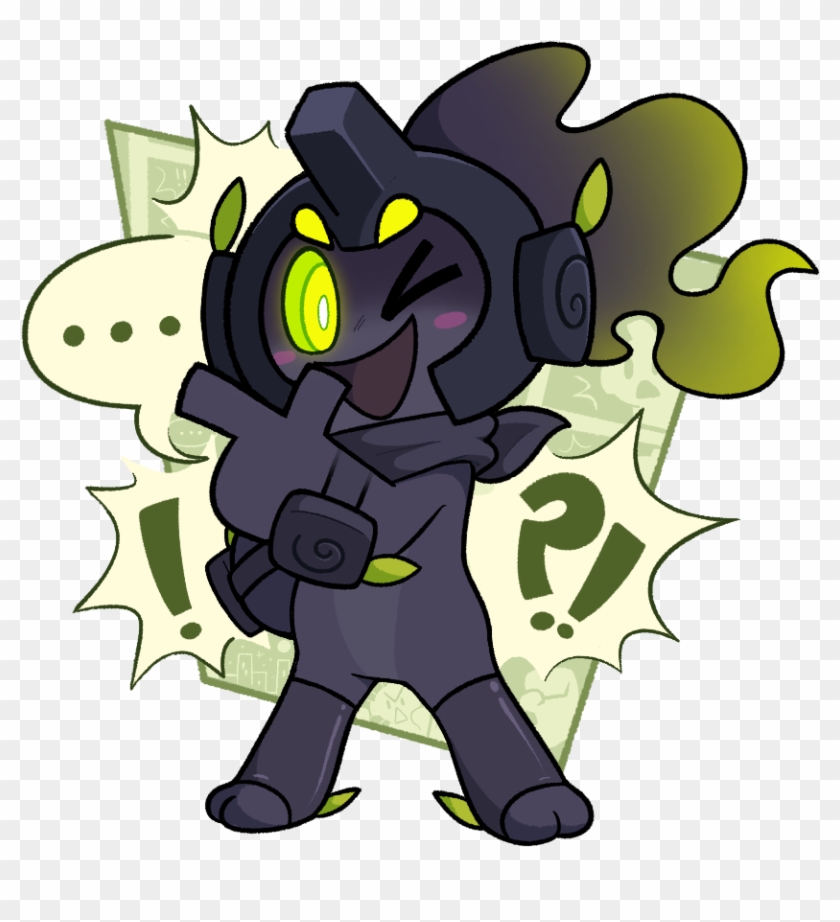 Commission For @at7outof10 Of Their Cute Marshadow - Cartoon Clipart #5801131