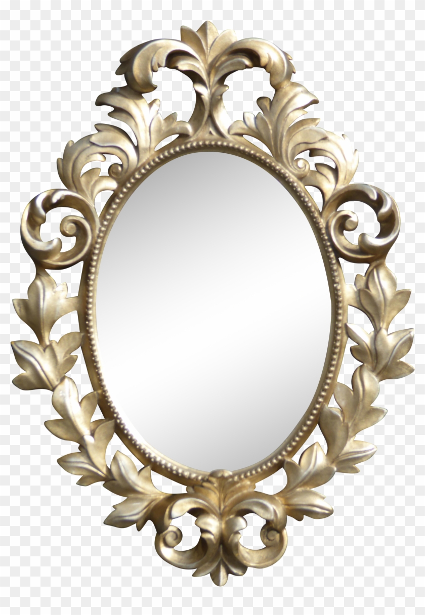 Oval Mirror Png - Mirror Clipart #5801378