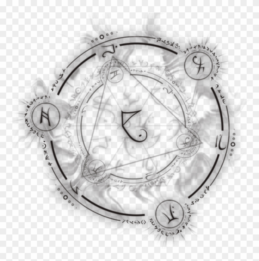 Black Council Sigil - Arcane Circles Transparent Background Clipart