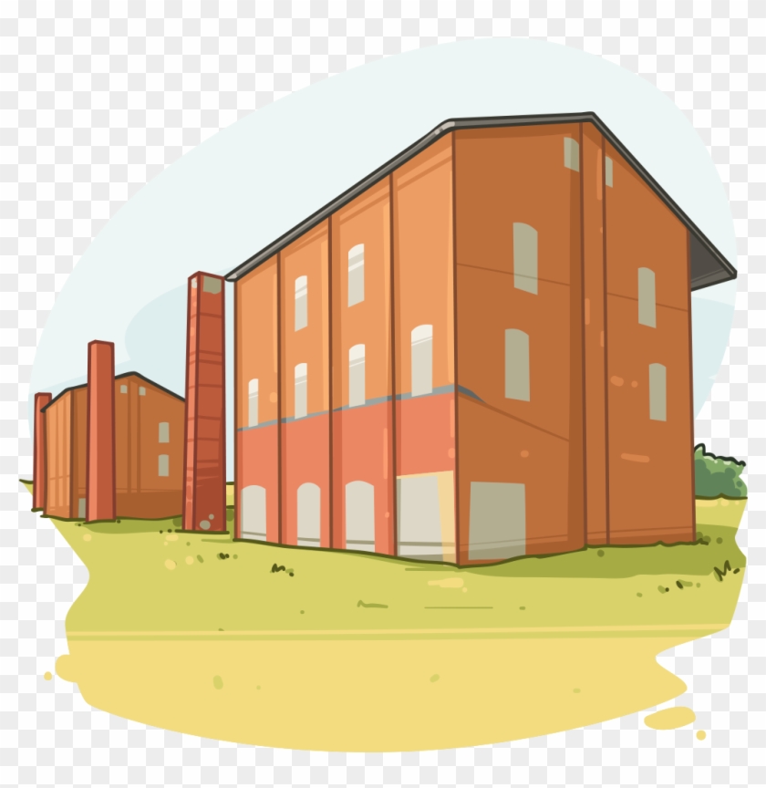 Abandoned Brickyards - House Clipart