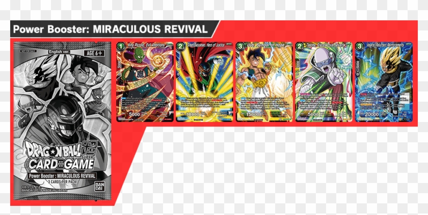 Merit Card - Power Booster Miraculous Revival Clipart