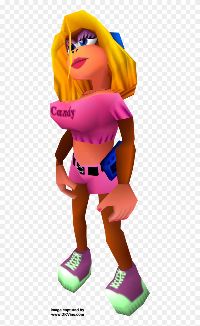 Download She's Wearing Shoes In Dk64 Candy Kong Donkey Kong 64