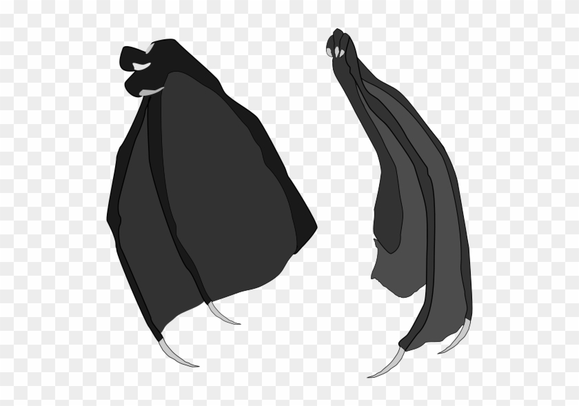 Dragon Wings Vector Stock Blk - Dragon Wings Transparent Png Clipart