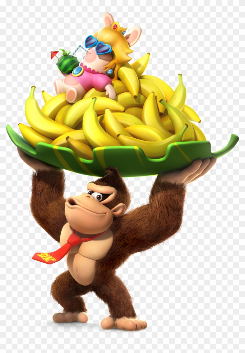 Donkey Kong Se Une A Mario Rabbids - Mario Tennis Aces Donkey Kong Clipart