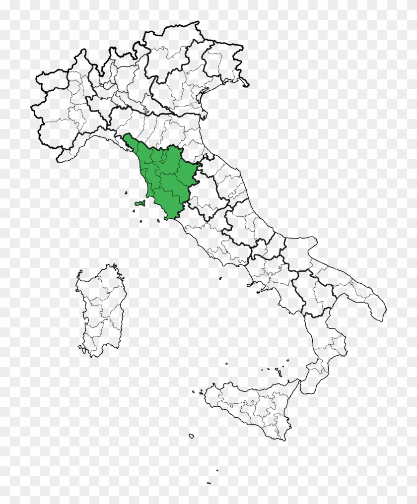 Map Of Tuscany Italy With Cities Beautiful Map Region - Caprese Michelangelo Italy Map Clipart