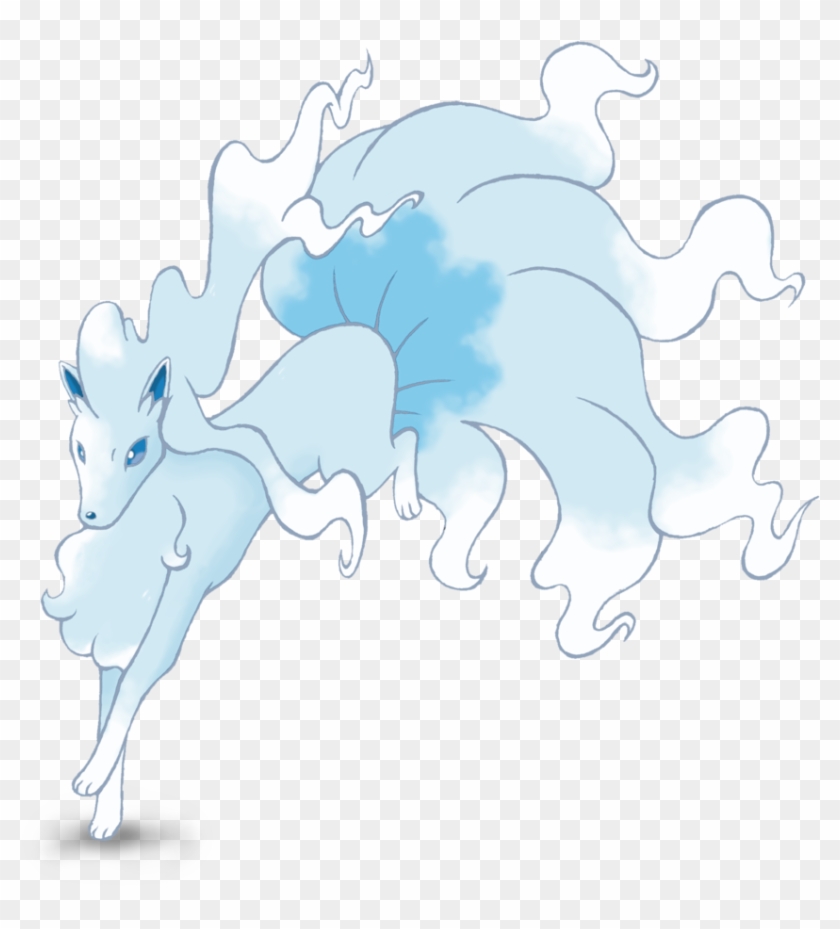 [sun And Moon Speculation] Alolan Ninetales - Pokemon Alolan Ninetales Png Clipart