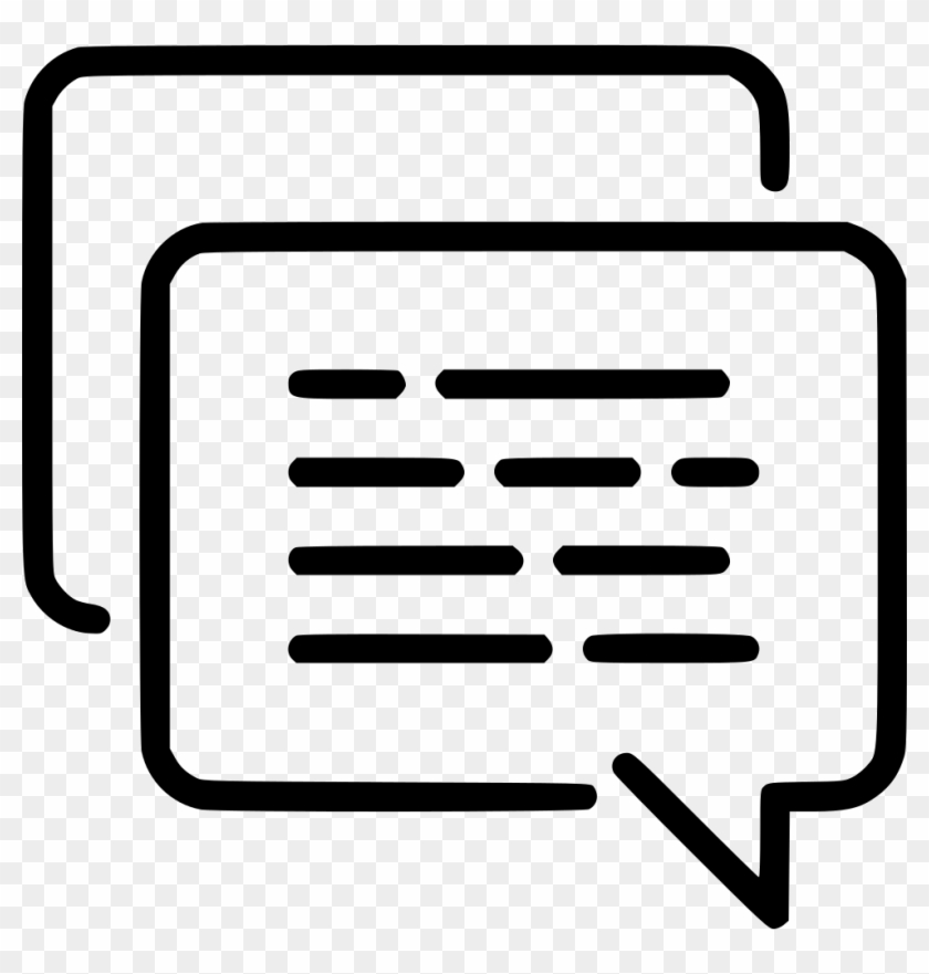 Chat Bubbles Comments - Icon Clipart