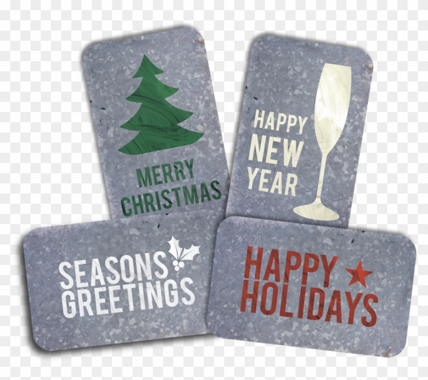 Each Pack Will Include 6 Cards Of Our Metal Christmas - Label Clipart