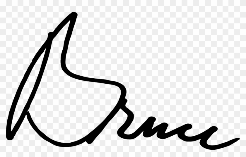 Bruce-signature Clipart #5803331