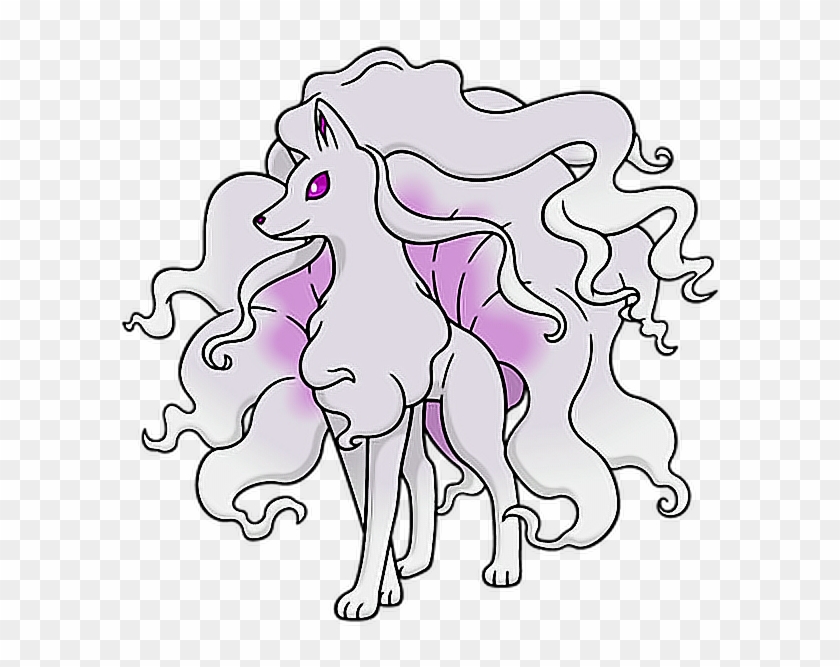 #pokemon #ninetails #alolan - Pokemon Alola Ninetales Shiny Clipart