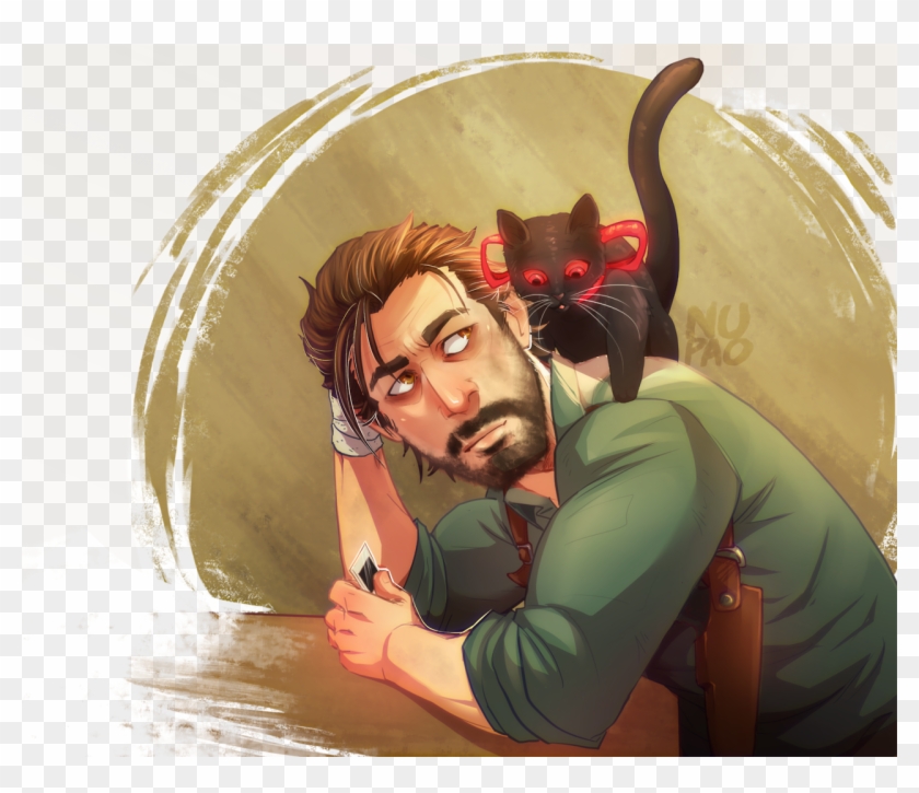 “hey Kitty ” Sebastian Castellanos From The Evil Within - Sebastian Castellanos Evil Within 2 Fan Art Clipart #5803503