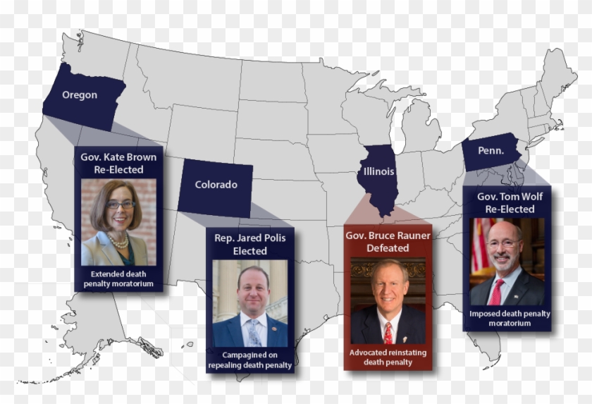 2018 Midterm Elections - Usa Map Clipart