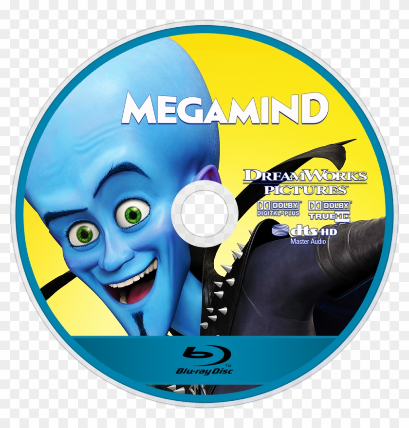 Megamind Bluray Disc Image - Blu-ray Disc Clipart