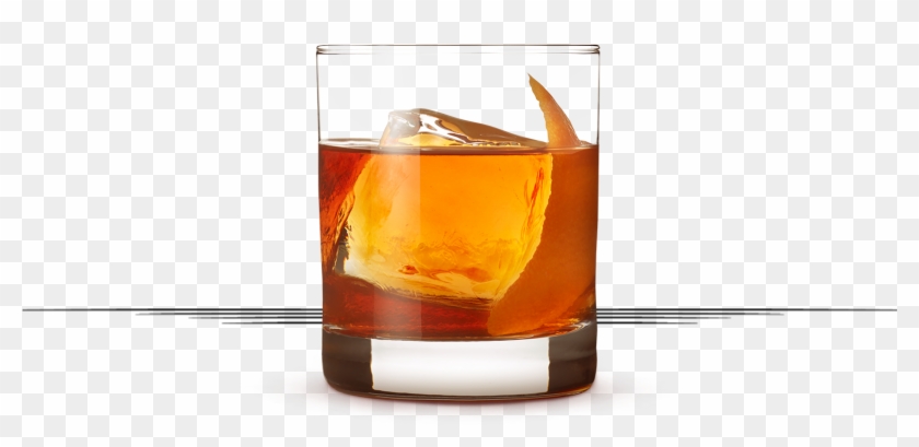 Old Fashioned Cocktail Recipe Mount Gay Rum For The - Black Russian Glass Png Clipart #5804403