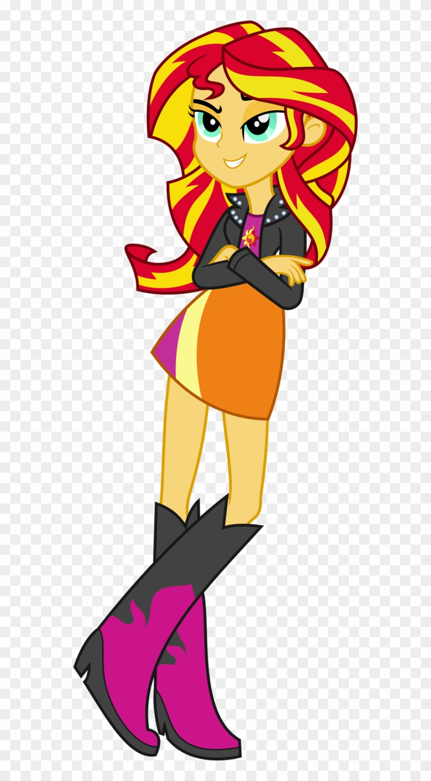 Vector Perkins Villain - Mlp Eqg Sunset Shimmer Clipart