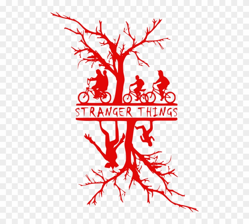 Stranger Things Silhouette Png Clipart #5805090