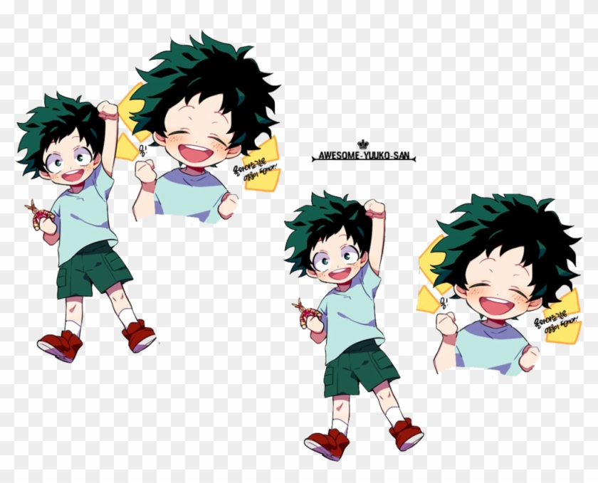 Boku No Hero Academia Izuku Midoriya Render By Awesome - My Hero Academia Izuku Cute Clipart #5805189