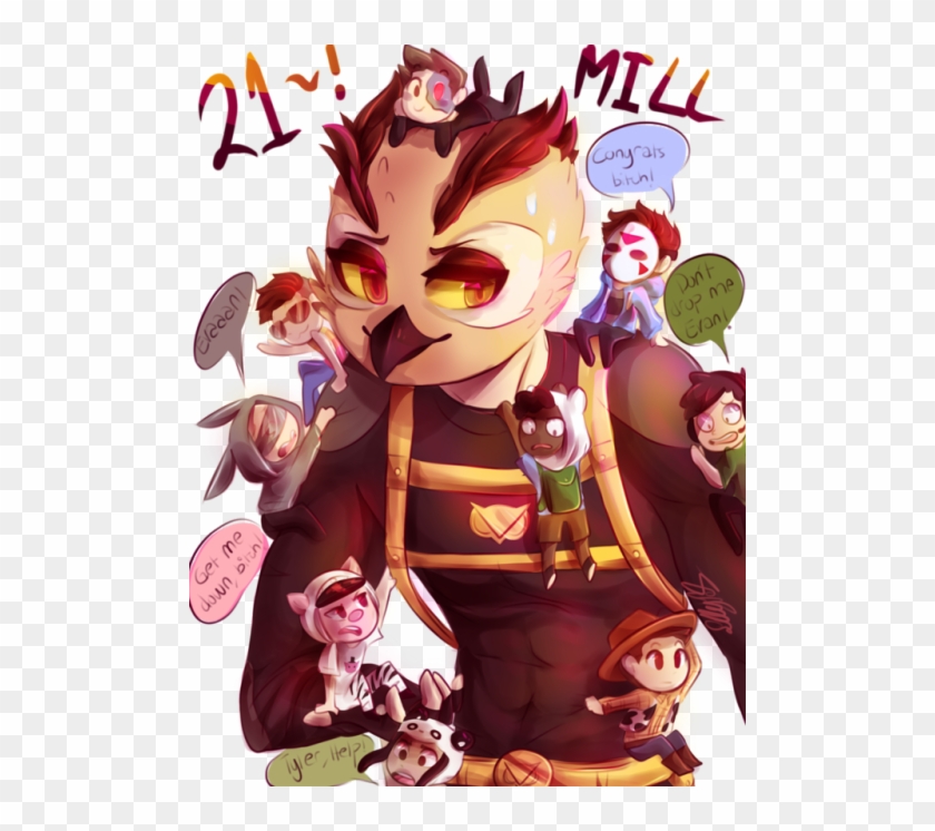 “ Congrats To Evan For Reaching 21 Million My Loves, - Anime Vanoss And Friends Clipart