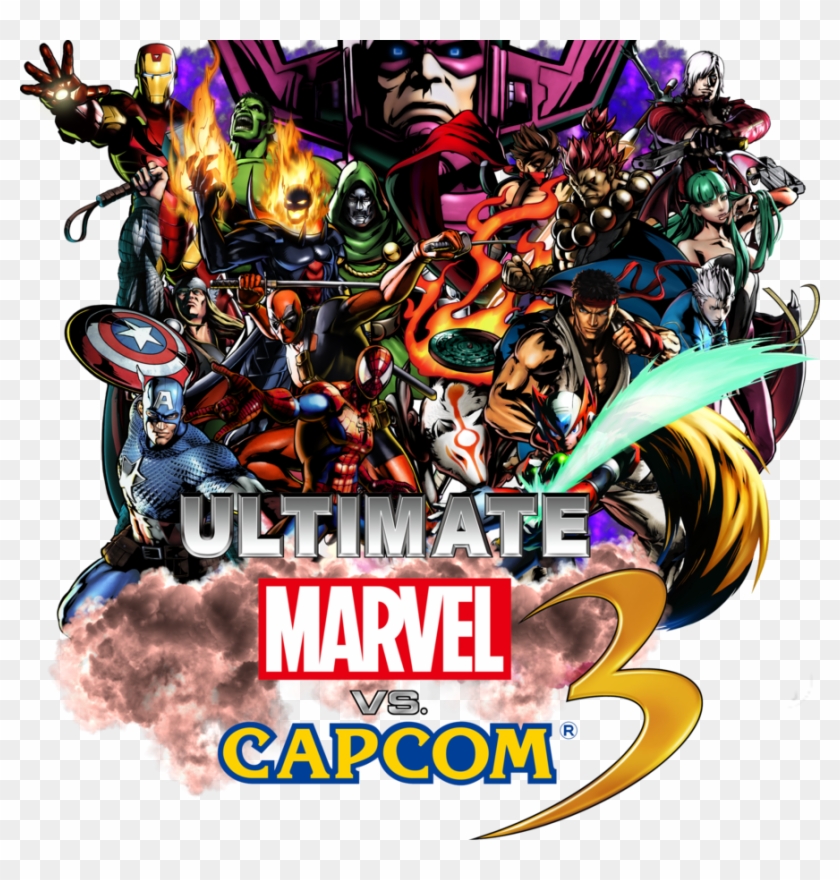 Marvel Vs Capcom Png - Ultimate Marvel Vs Capcom 3 Icon Clipart #5805347