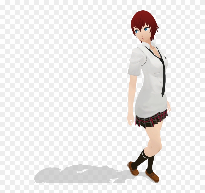 Finaly Got To Make My Per-sona In Mmd Thanks To Xelandis - Cartoon Clipart #5805397