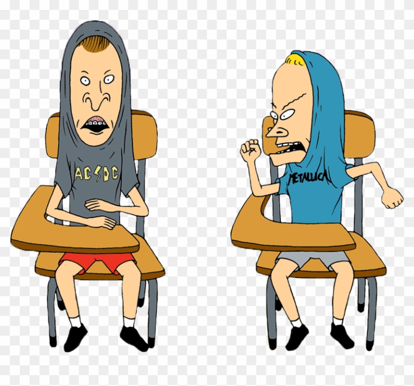 Beavis And Butthead At School Clipart