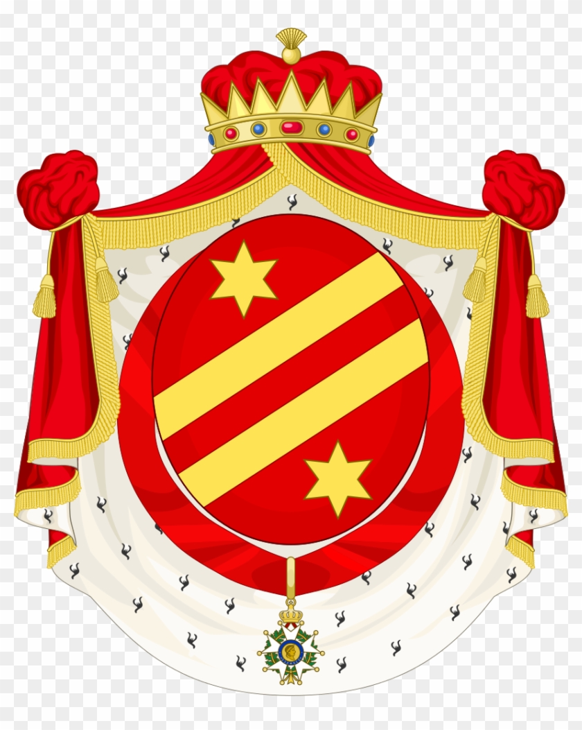 Coat Of Arms Of Lucian Bonaparte - Coat Of Arms Clipart #5806026