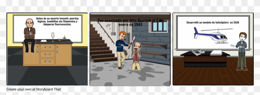 Nikola Tesla - Cartoon Clipart