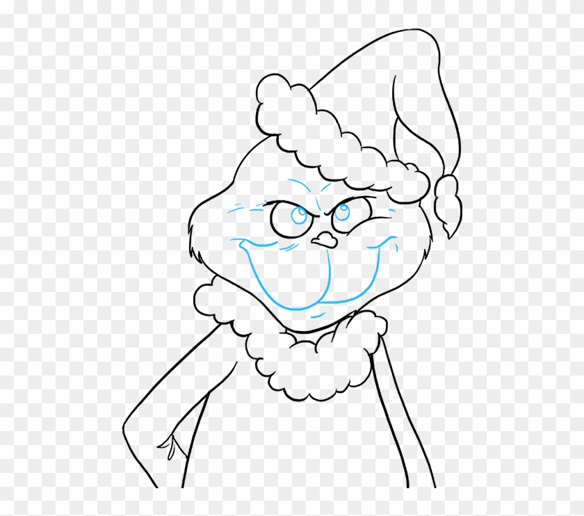 Featured image of post The Grinch Drawing Outline Drawing tutorial on how to draw grinch step by step came to an end