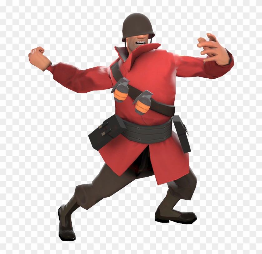 Tf2 Soldier Png - Tf2 Soldier No Background Clipart #5806463