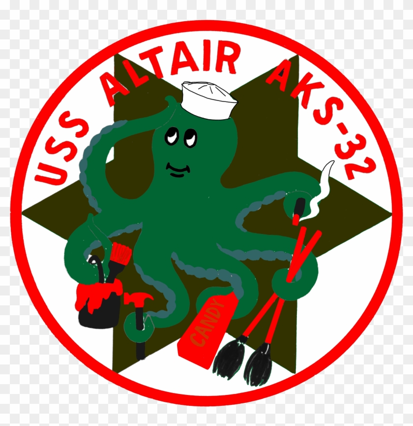 Uss Altair Insignia, 1958 (nh 65167 Kn) - Domestic Violence Awareness Month 2018 Clipart