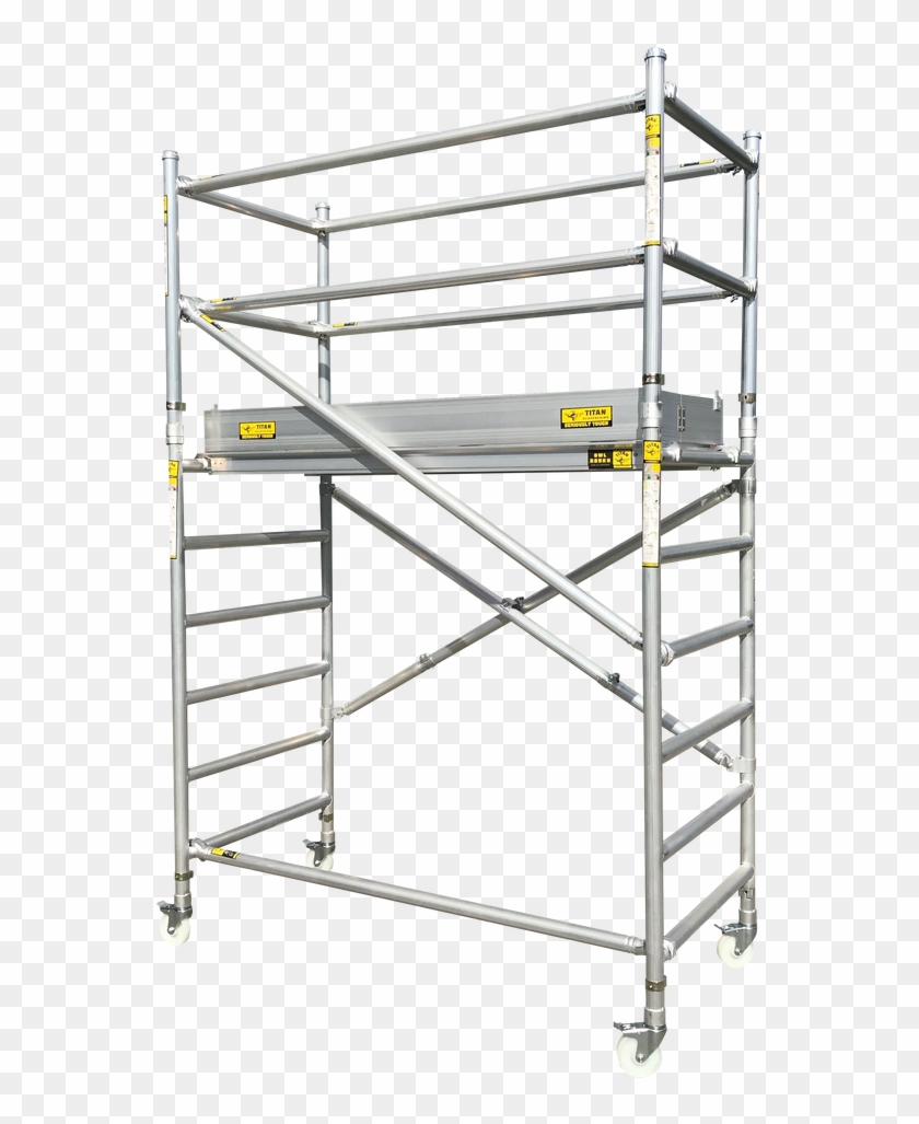Titan Mini Mobile Scaffolding Guardrail Kit - Shelf Clipart