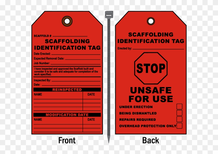 Stop Unsafe For Use Scaffold Tag - Scaffold Do Not Use Tags Clipart #5807914