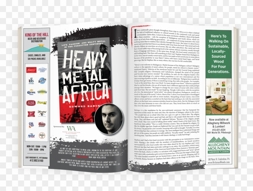 Heavy Metal Africa - Flyer Clipart #5808269