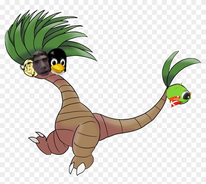 >an Exeggutor Running Linux - 150 X 150 Clipart