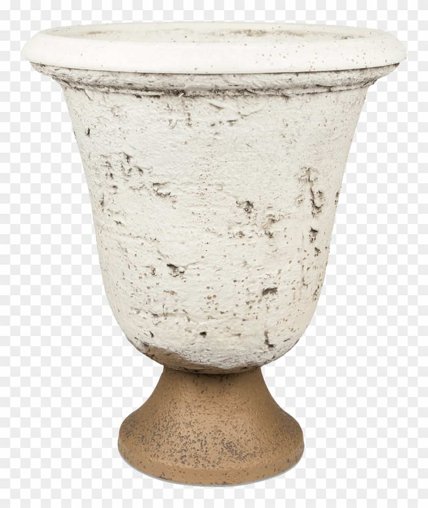 Rimmed Textured Urn - Vase Clipart